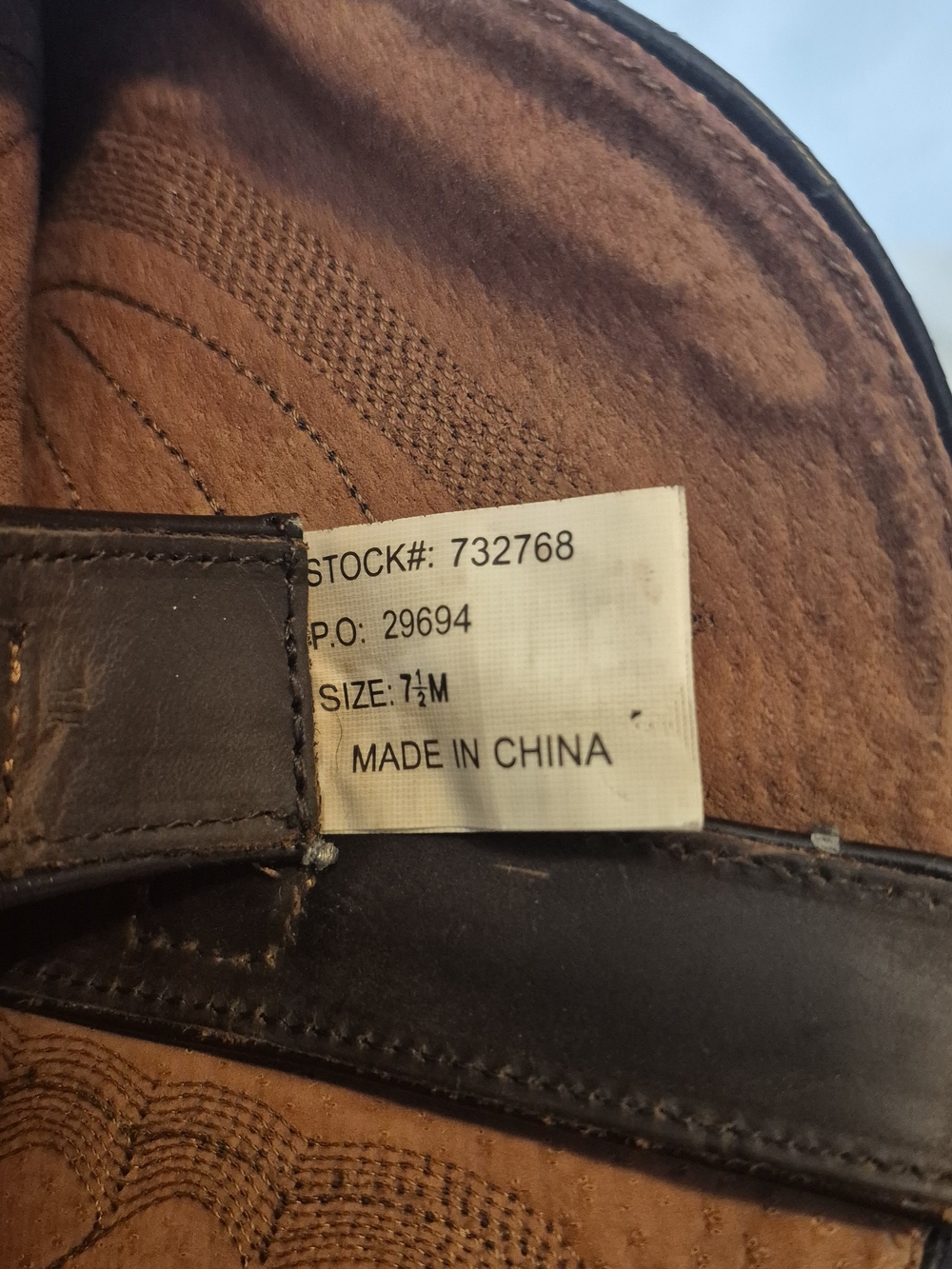 Brown Leather Sandal - Size 7½ M